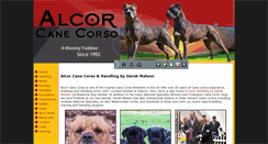 Desktop Screenshot of alcorcanecorso.com